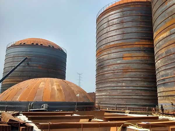 开远焦粉钢板仓